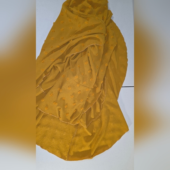 BTFBM Women's 2023 Summer Wrap V Neck Dress Ruffle Sleeve Swiss Dot Boho Sz M - Picture 16 of 16